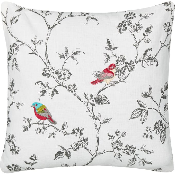 DILLENIA - Sierkussen - Gebroken wit - 45 x 45 cm - Katoen