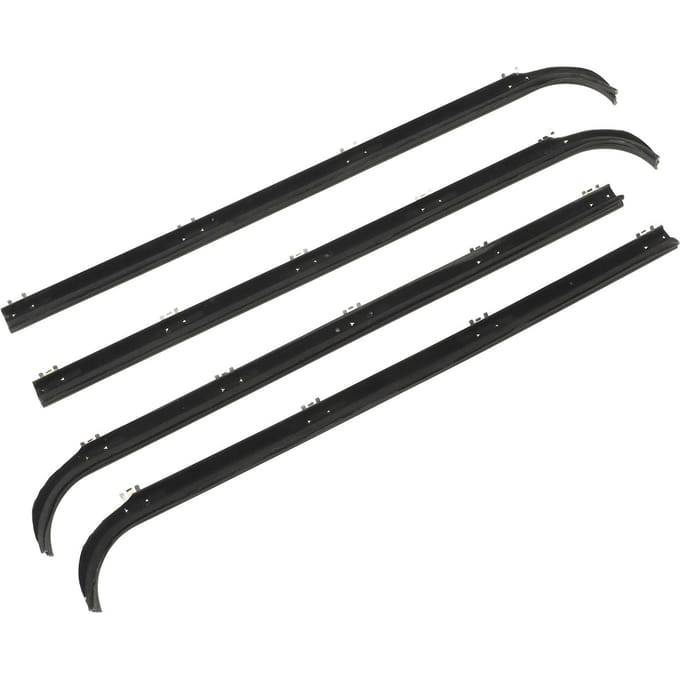 4 stuks Auto Raam Afdichtstrip E7TZ1521452A Vervanging Voor Oude Carrosserievorm Pickup Full Size Bronco black