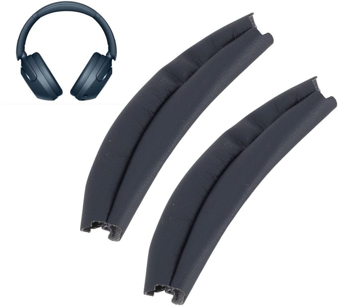 Dailygoods- Hoofdsteun Vervangend Kussen - Eiwitleer - 2 Stuks