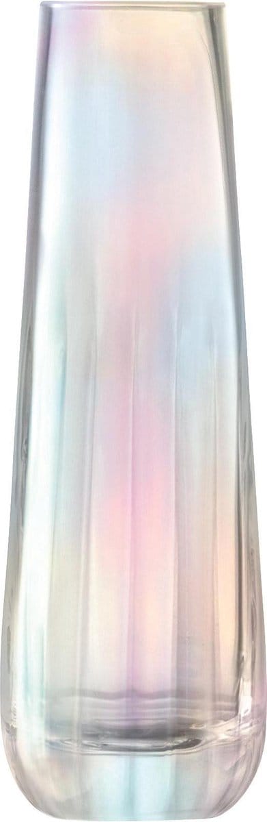 L.S.A. Pearl Vaas - Glas - 20 cm - Parelmoer