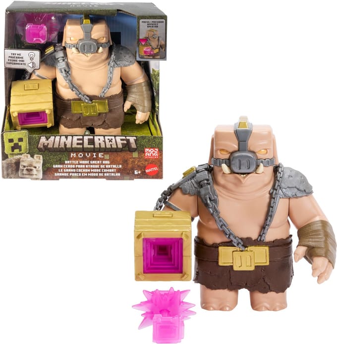 Minecraft Battle Mode Great Hog Feature Figure