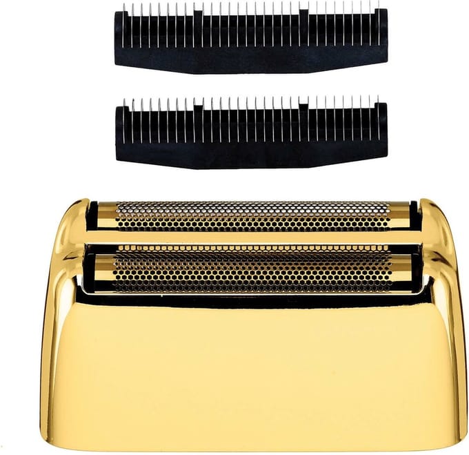 Babyliss PRO 4Artists Replacement Head Gold Metal Double Foil Shaver Zwart