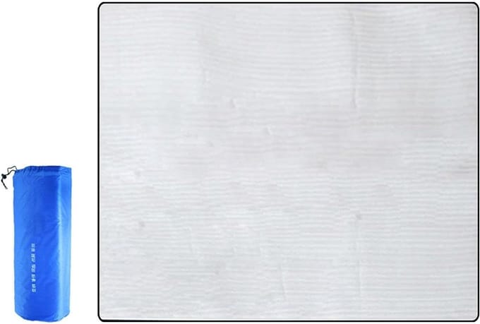 Isolerende Deken - Kampeer Mat - Buiten Rusten - Warmte Reflectie - 240x240cm - Aluminium