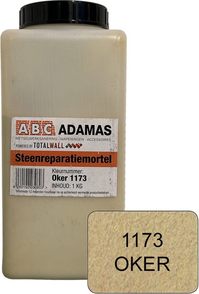 Steen reparatie mortel - Oker (1 kg)