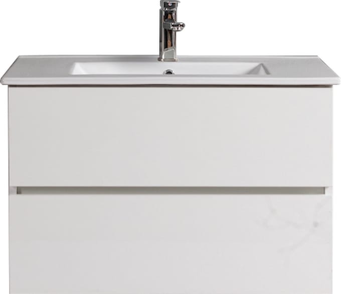 LINEA UNO - Kode 60 - Glans wit - Badmeubel - - 301552