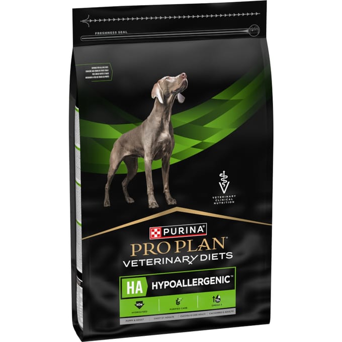 Purina Pro Plan Veterinary Diets - HA Hypoallergenic hondenvoer - Dubbelpak: 2 x 7  kg