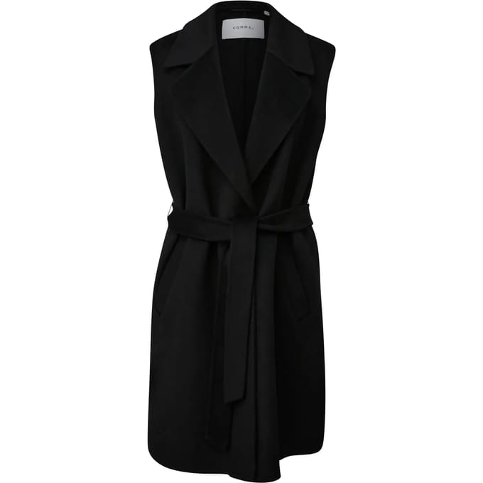Mouwloos Vest met Revers Dames COMMA