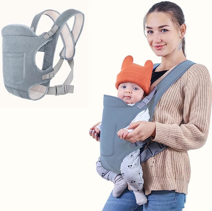 Verstelbare 4-in-1 Draagdoek voor Baby's en Dreumesen