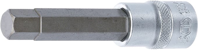BGS Dopsleutelbit lengte 100 mm 1/2 inbus 13 mm