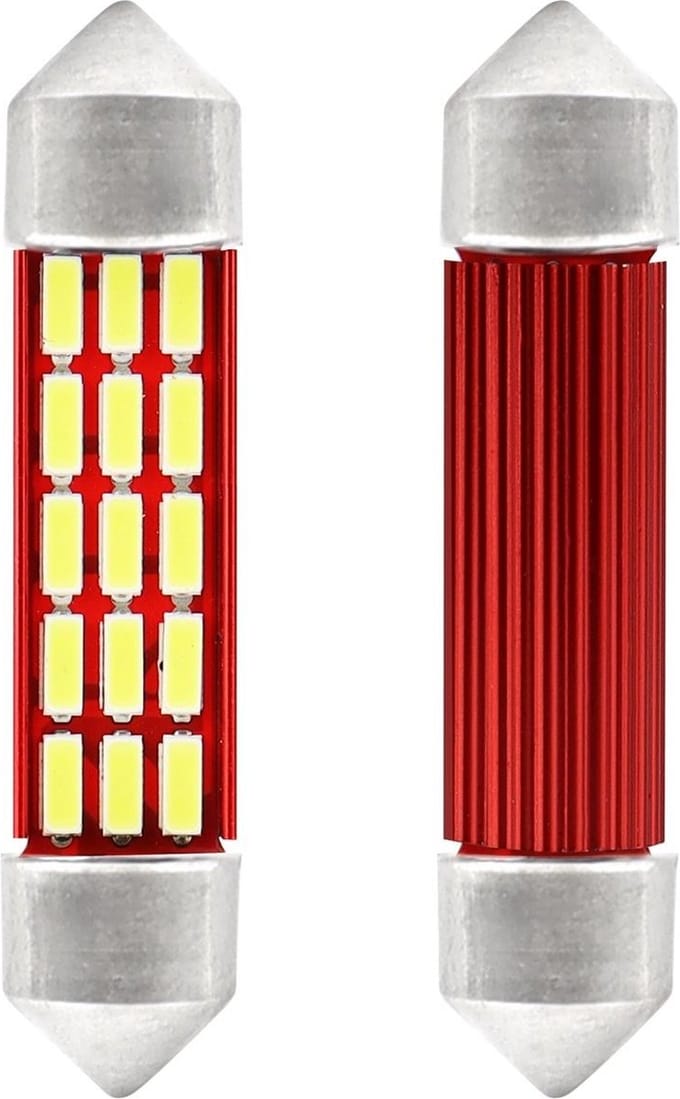 AMiO LED CANBUS 4014 20SMD Festoen C5W C10W C3W 41mm Wit 12V/24V