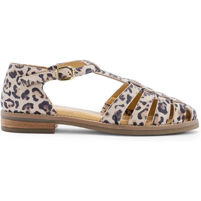Leren klittenbandsandalen dames Pédiconfort