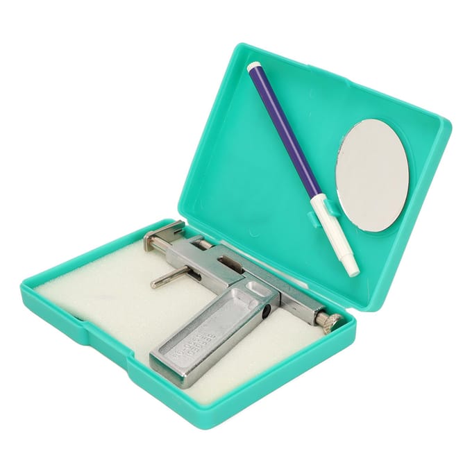 Oorpiercingpistool, professioneel, pijnloos, herbruikbaar en veilig oorpiercingapparaat voor thuisgebruik. blue