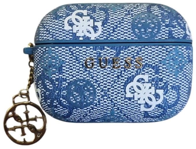 Guess Airpods Pro 2 Case Peony on 4G - Blauw