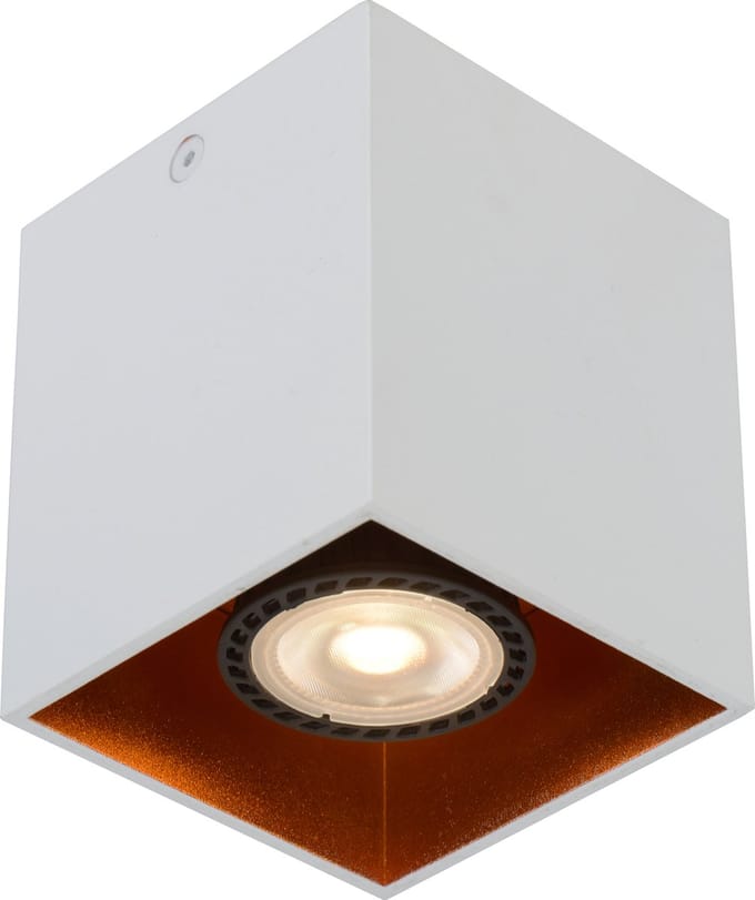 Lucide BIDO - Plafondspot - 1xGU10 - Wit