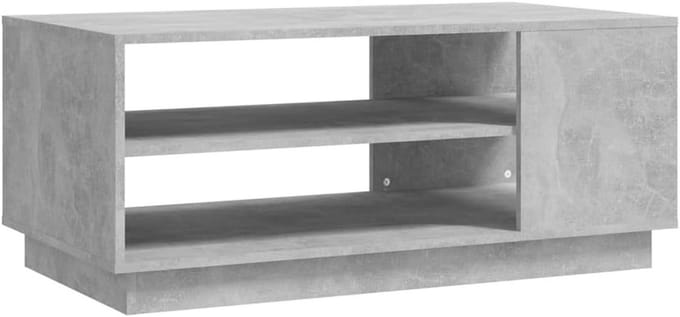 Salontafel Betonlook 102x55x43 cm met Opbergruimte