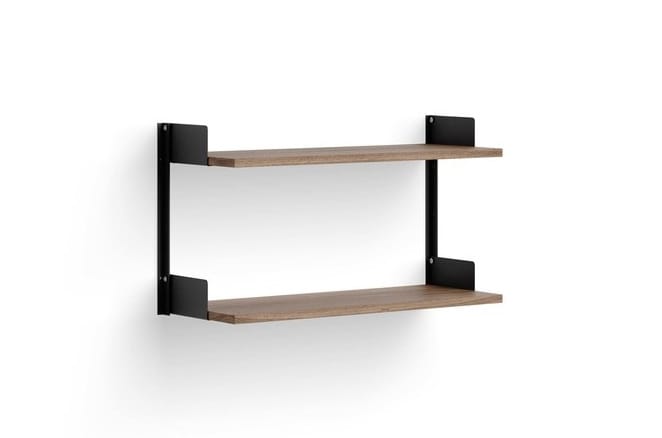 New Works New Works Wall Shelf 450 - walnut/black