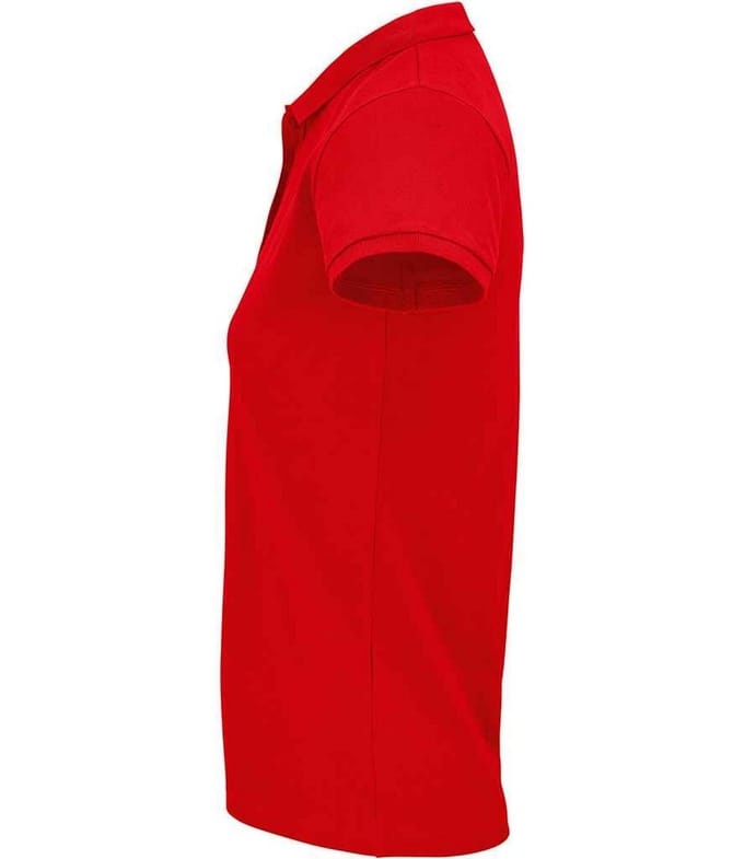 SOLS Dames/dames Planet Organic Polo Shirt (Rood)