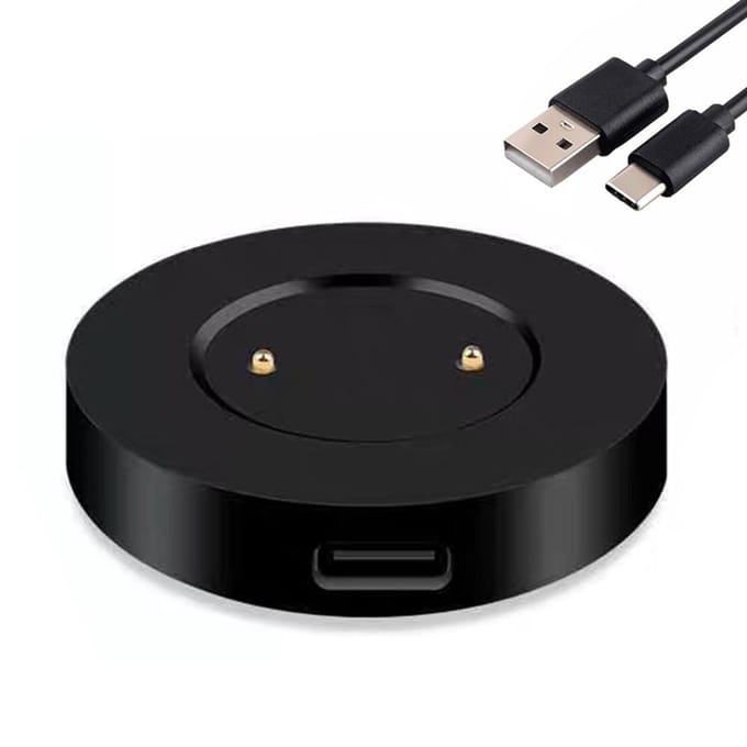 Draagbaar magnetisch opladerdock met oplaadkabel voor Huawei Watch GT / GT2 Honor black