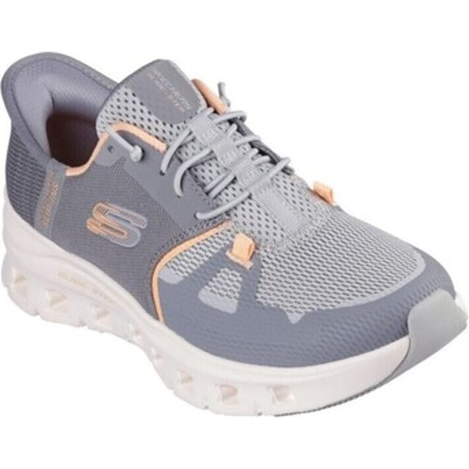 Skechers Glide - Sneakers - Step Pro Dames Instappers - Grijs - Oranje