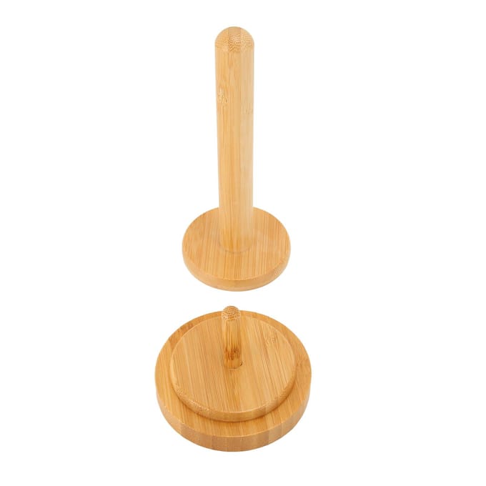 Houten Garenhouder Gladmakend Stevig Stabiele Basis Eenvoudige Bediening Afneembare Garenspindelhouders voor beige