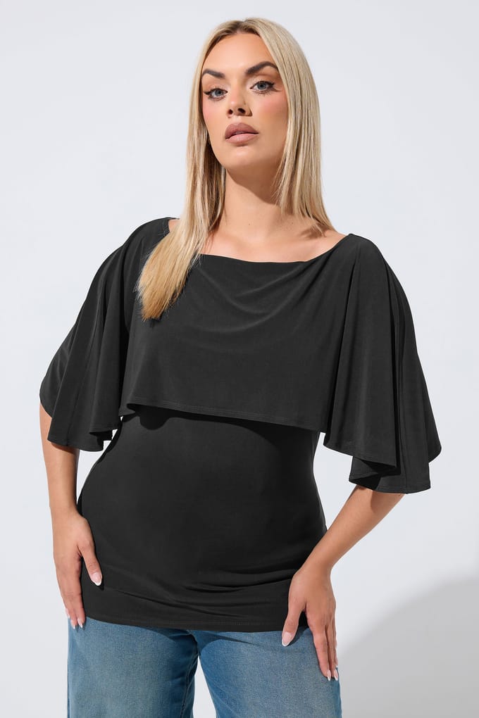 Limited Collection Zwarte Capetop Size 44