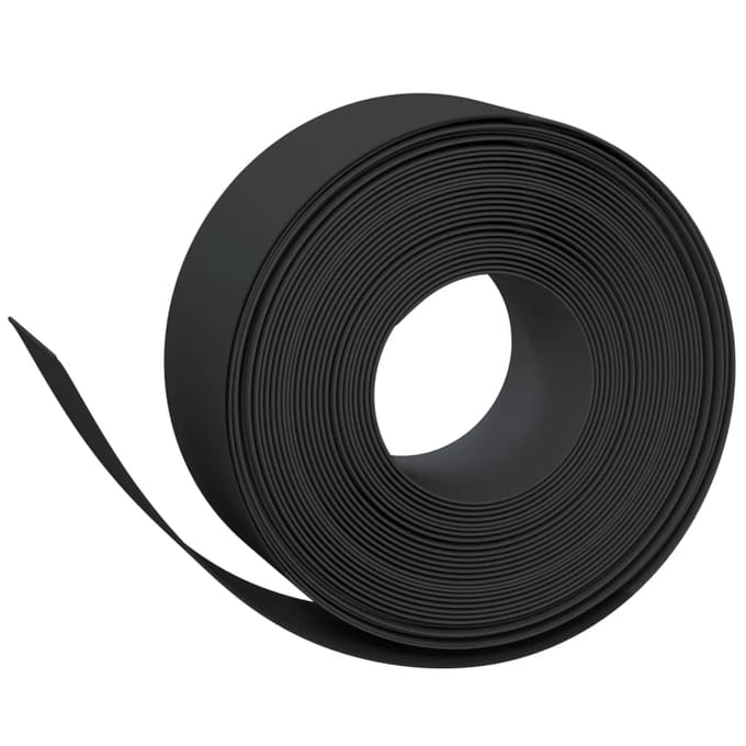vidaXL - Tuinrand - 10 - m - 20 - cm - polyetheen - zwart