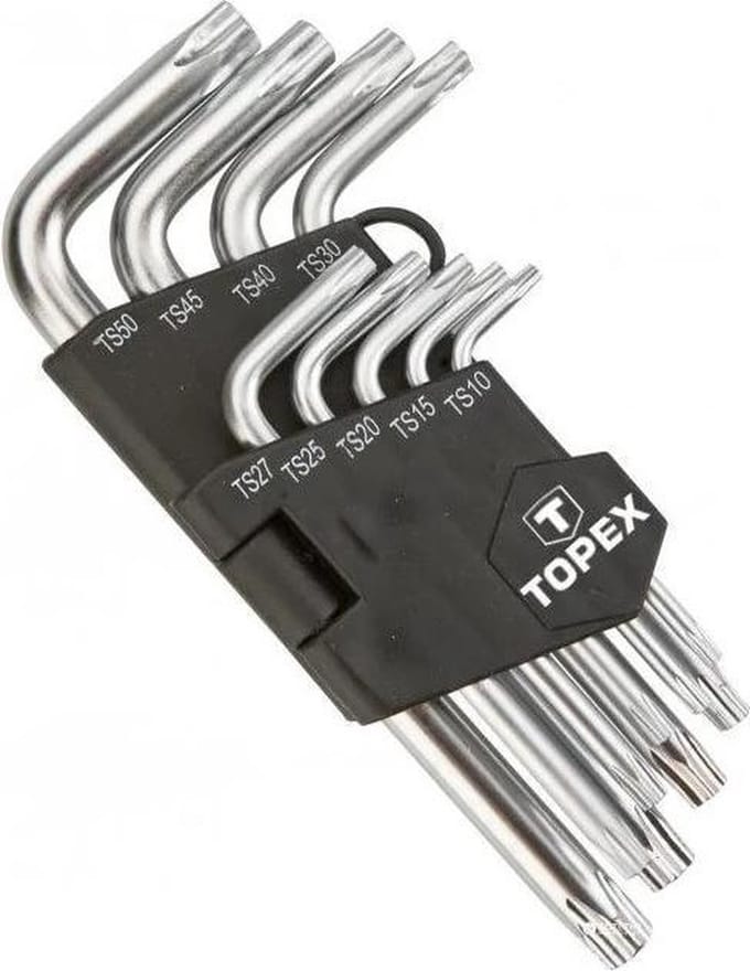Torx speciaalset - TS serie 9-delig met houder
