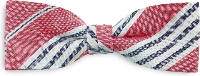 We Love Ties - Strikken - Kinderstrikje Class of '88 junior - rood / wit / blauw