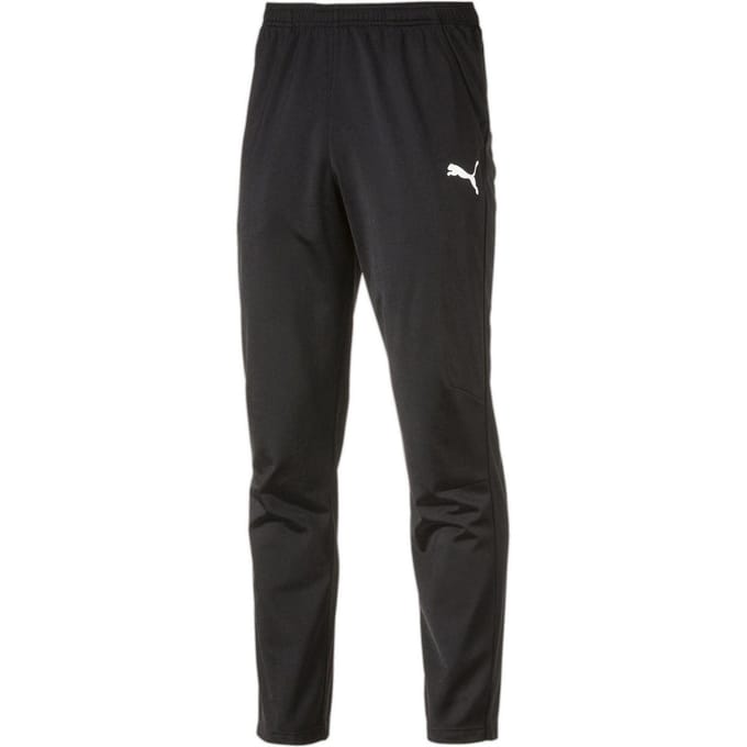 Puma Heren Liga Tapered Trainingsbroek (Zwart/Wit)