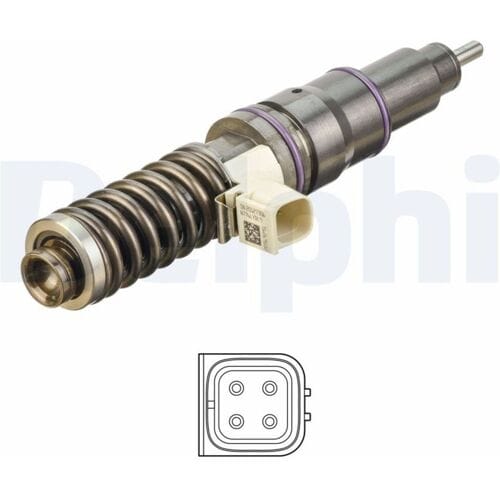 Brandstofinjector DELPHI HRE300