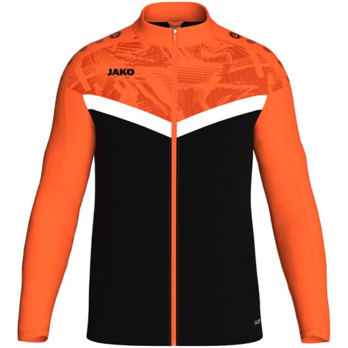 Jako Iconic Polyestervest Heren - Zwart / Fluo Oranje | Maat: M