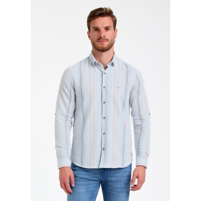 Gabbiano - Heren Overhemd - 335547 - 4001 Bright Blue