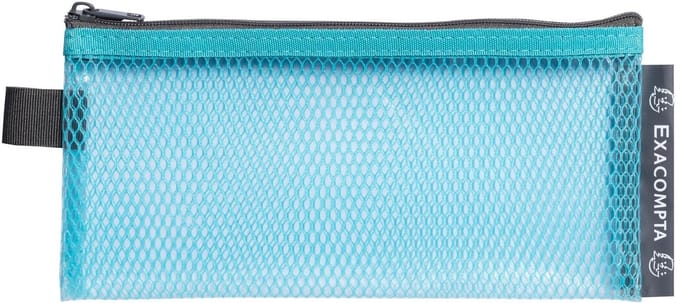 Exacompta 12x Tas met rits in soepel plastic Pop'N Co - Geassorteerd - 38110E
