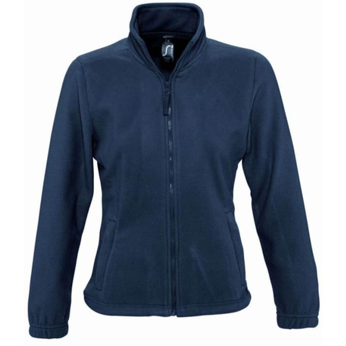 SOLS Dames/dames North Full Zip Fleece Jacket (Marine)