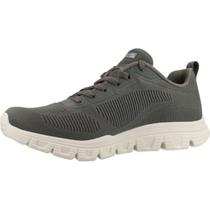 Skechers BOBS B Lite Textiele Dames Sneakers Olijfgroen