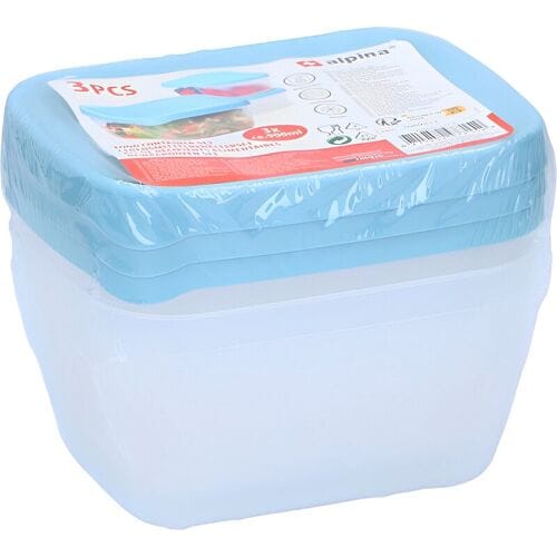 Vershoudbakje 3x900 ml
