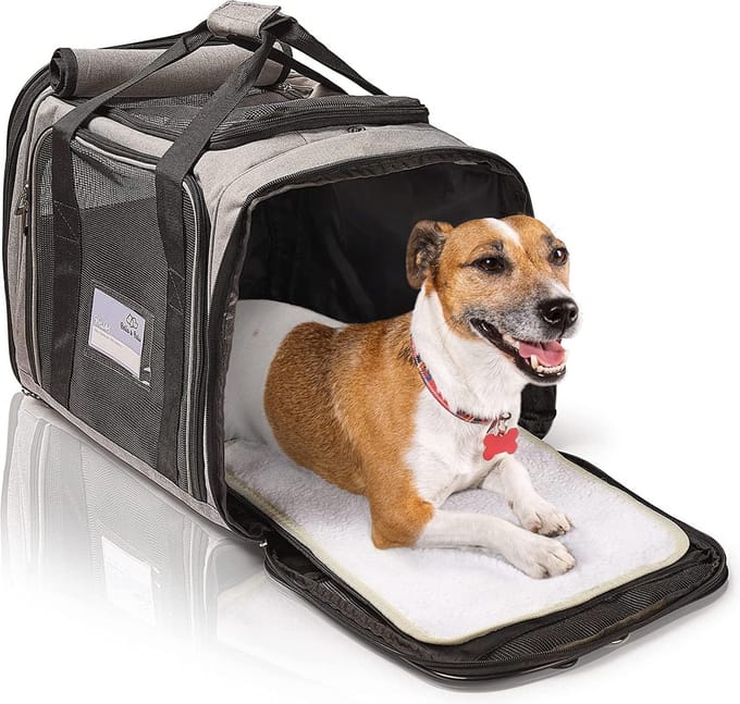 Draagtas - Honden en Katten - Transporttas - Tot 5 kilo - Grijs
