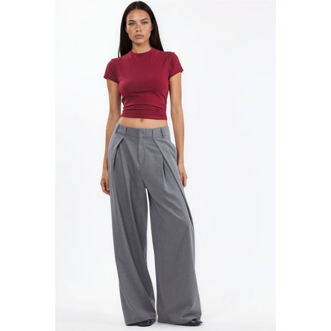Hoge Taille Wijde Pantalonbroek