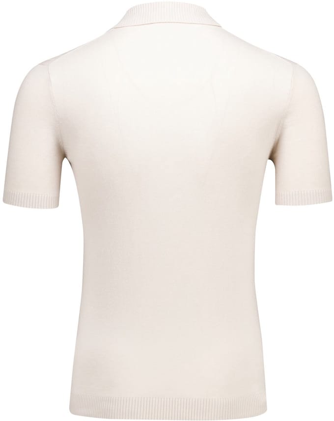 Gentiluomo poloshirt korte mouw beige