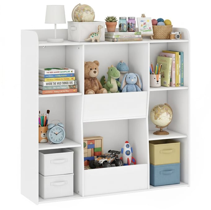 AIYAPLAY - Kinderopbergrek - MDF - 104 x 29 x 101,5 cm - Wit