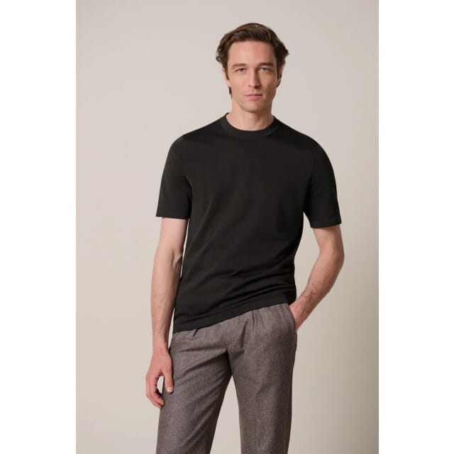 Profuomo Ppxt30005d t-shirt crew neck short sleeve dark brown