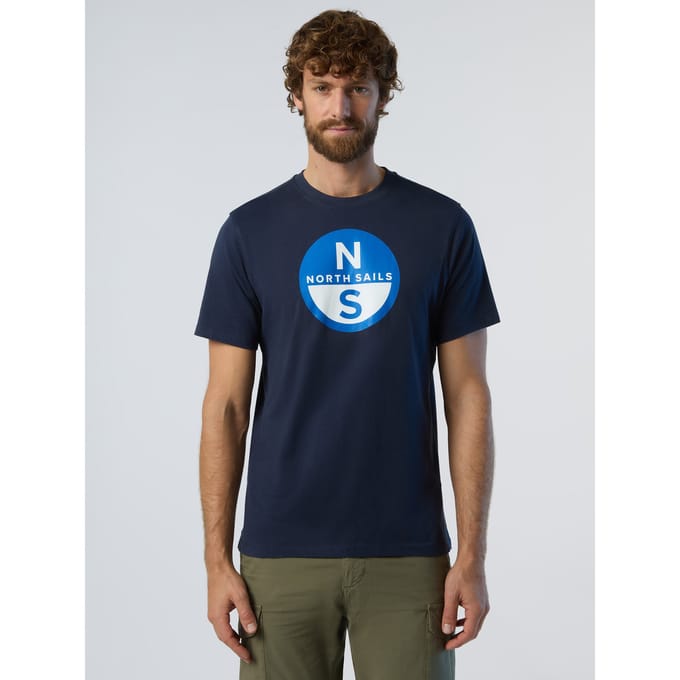 T-shirt met groot gedrukt logo North Sails Basic