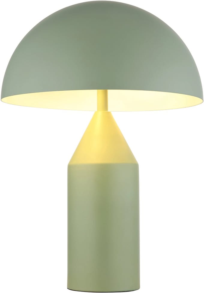 Tafellamp - groen - ATOMA - metaal - Ø 28cm - E27 - 21030BG - Globo