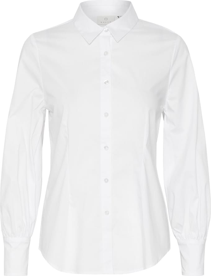 Overhemd met lang mouwen Tight fit Optical White