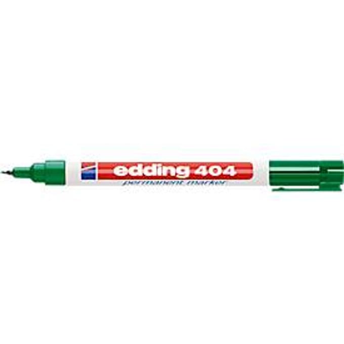 Markers edding 404, met fijne punt, groen, 10 stuks