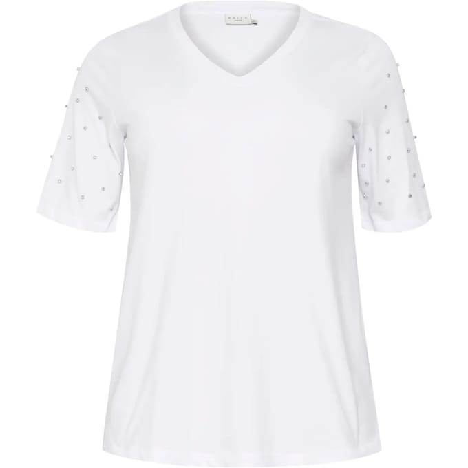 Dames-T-shirt KAFFE Curve Anya
