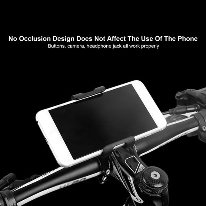 Aluminium mobiele telefoonbeugel Mountainbike / elektromobiel / motortelefoonnavigatie Rotatable