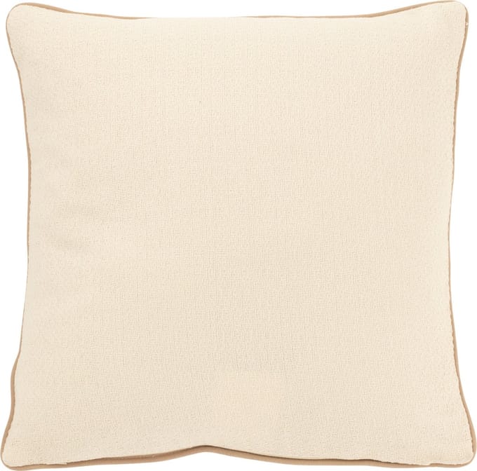 J-Line kussen Schelpen - katoen - creme/beige