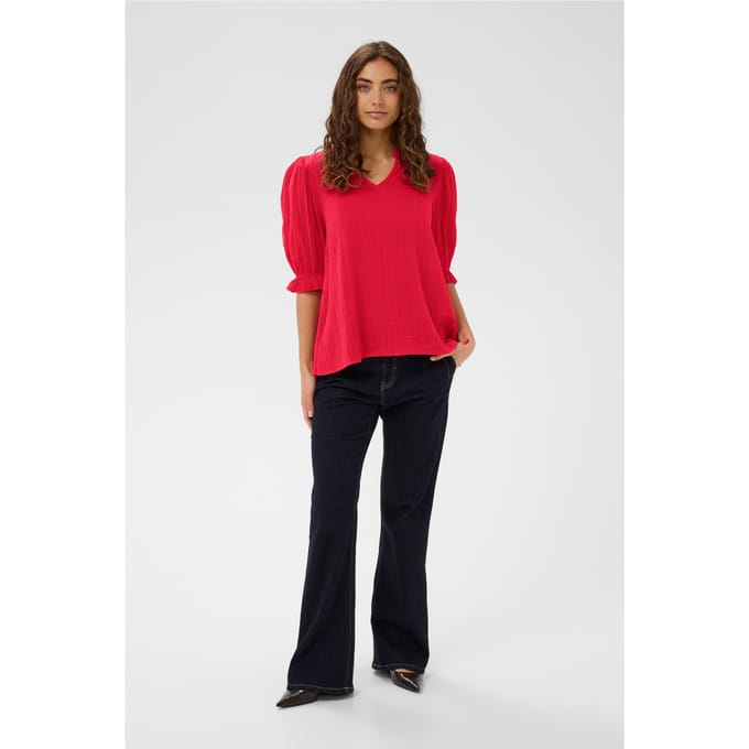 Blouse met korte mouwen CUtala Blouse met korte mouwen Relaxed fit
