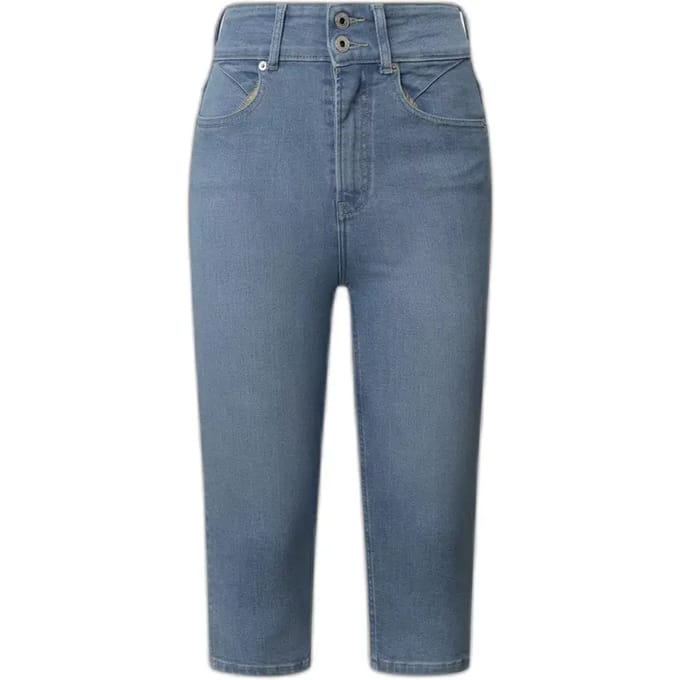 Damesjeans Pepe Jeans Contour Crop Uhw